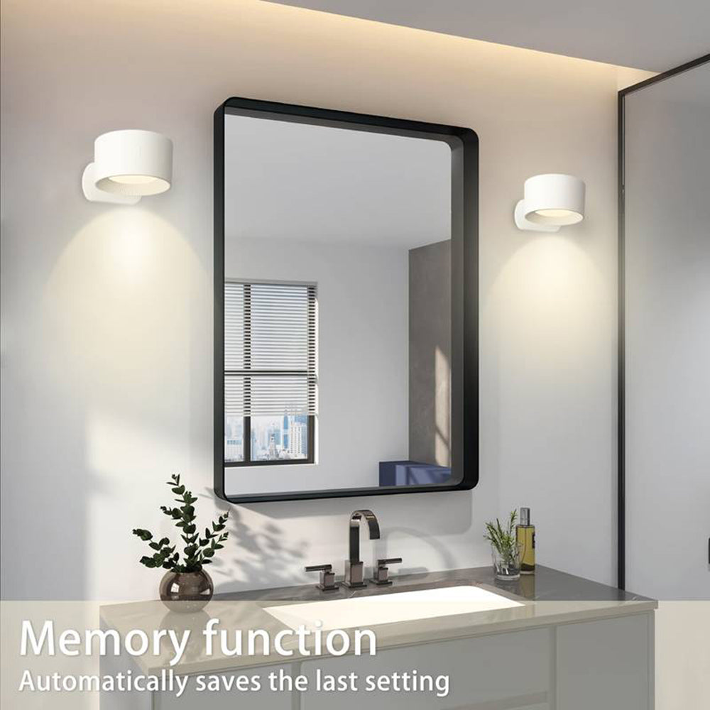 360° Rotatable Dimmable Touch Control Magnetic Ball Light LED Wall Sconce - USB Rechargeable