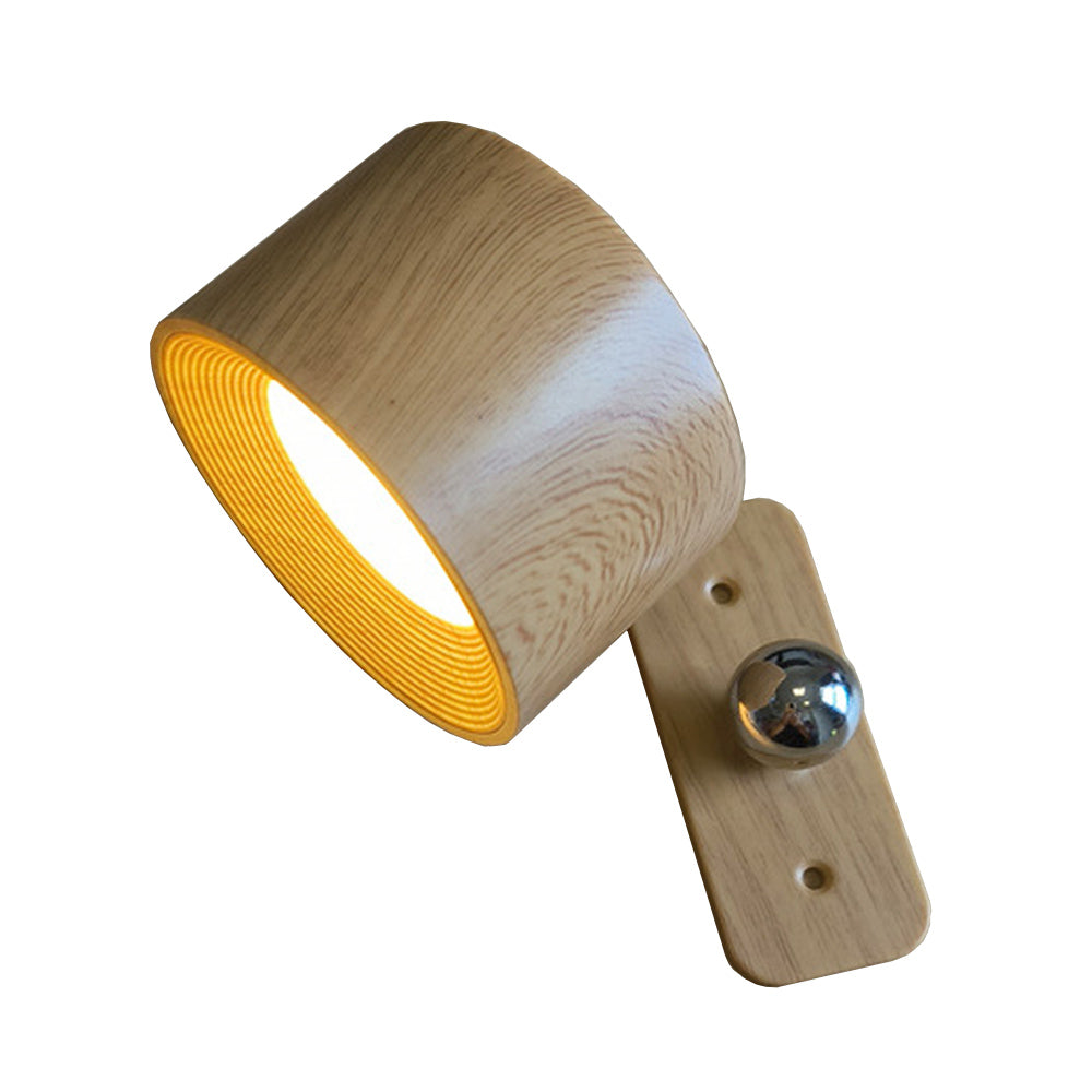 360° Rotatable Dimmable Touch Control Magnetic Ball Light LED Wall Sconce - USB Rechargeable