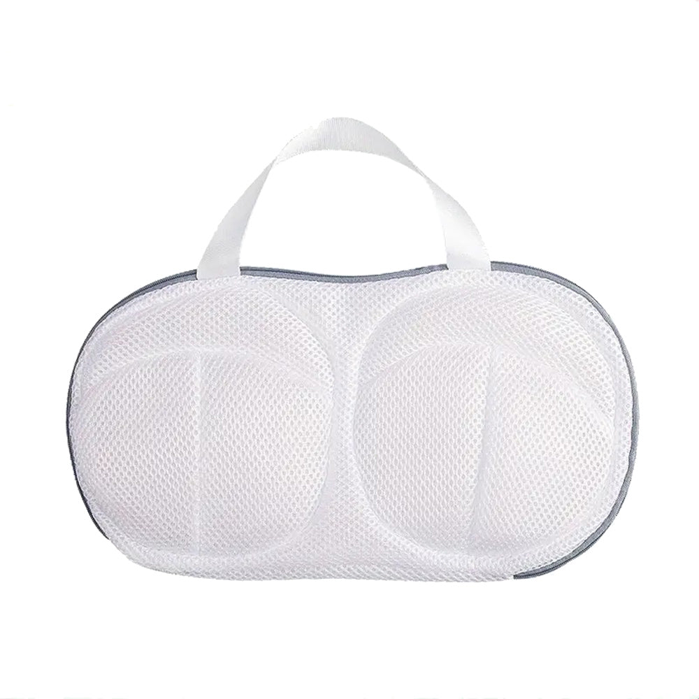 High Permeability Mesh Bra-shaped Lingerie Laundry Bags With Handle And Zipper