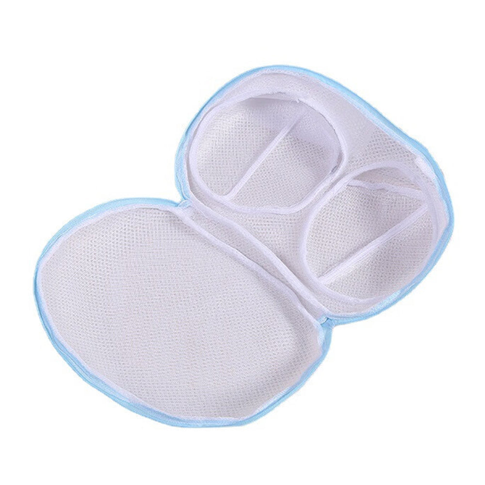 High Permeability Mesh Bra-shaped Lingerie Laundry Bags With Handle And Zipper