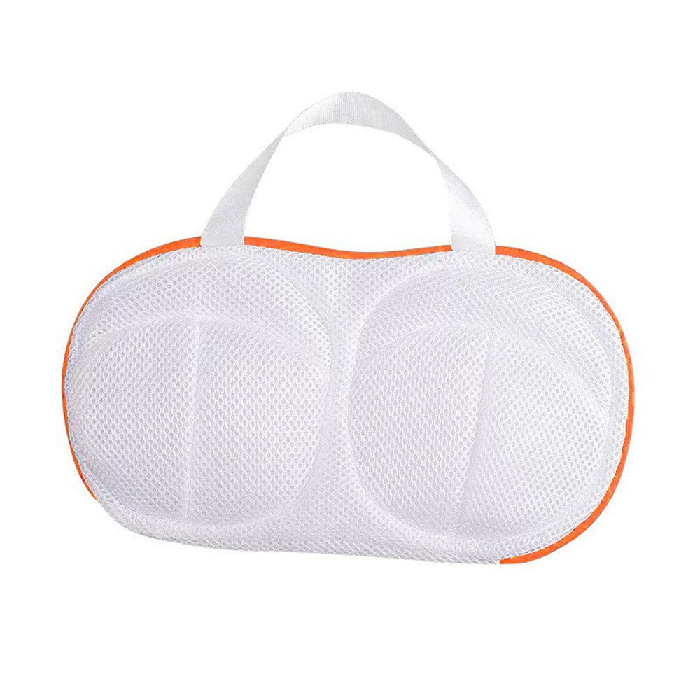 High Permeability Mesh Bra-shaped Lingerie Laundry Bags With Handle And Zipper