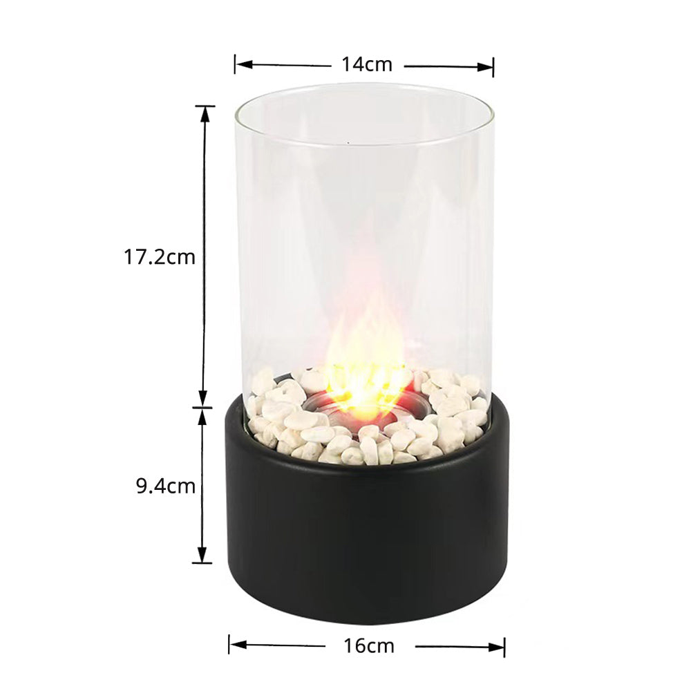 Indoor Outdoor Tabletop Rectangular Alcohol Fireplace
