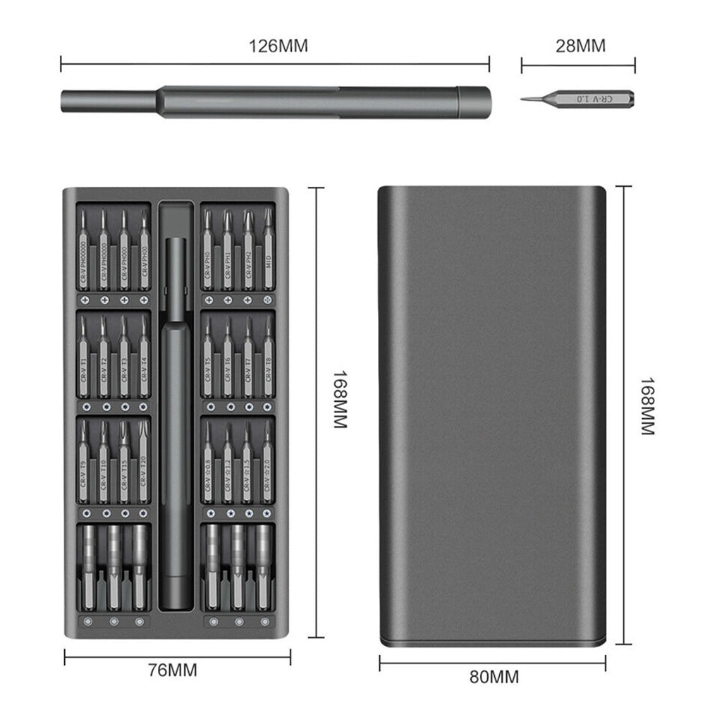 Precision 63-in-1 Magnetic Screwdriver Set for Repair and Maintenance