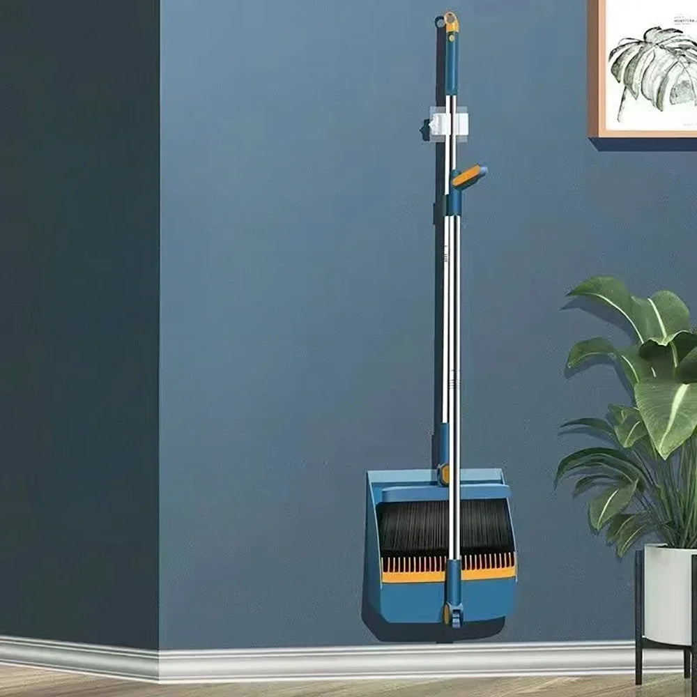 Convenient Magic Folding Broom and Dustpan Set for Easy Household Cleaning