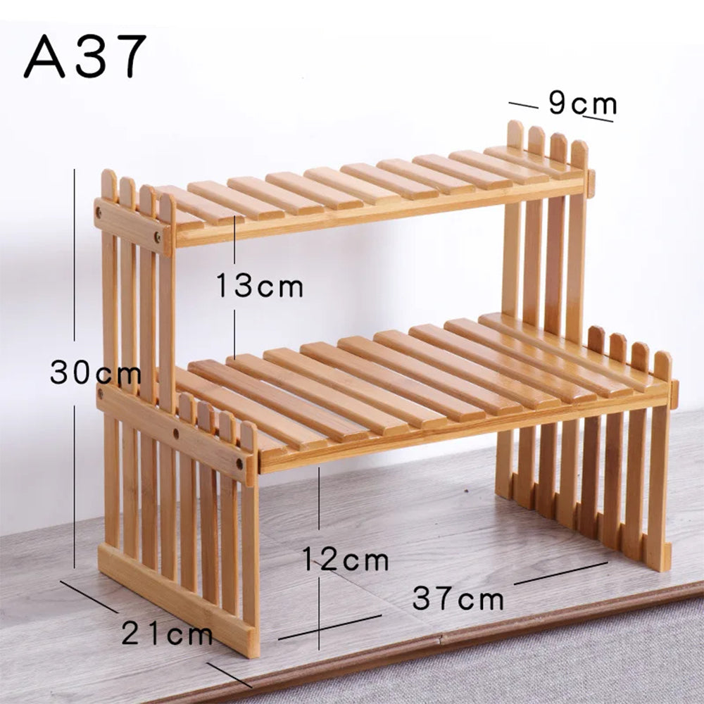 Plant-Inspired Multi-Level Storage Rack for Indoor or Balcony Areas