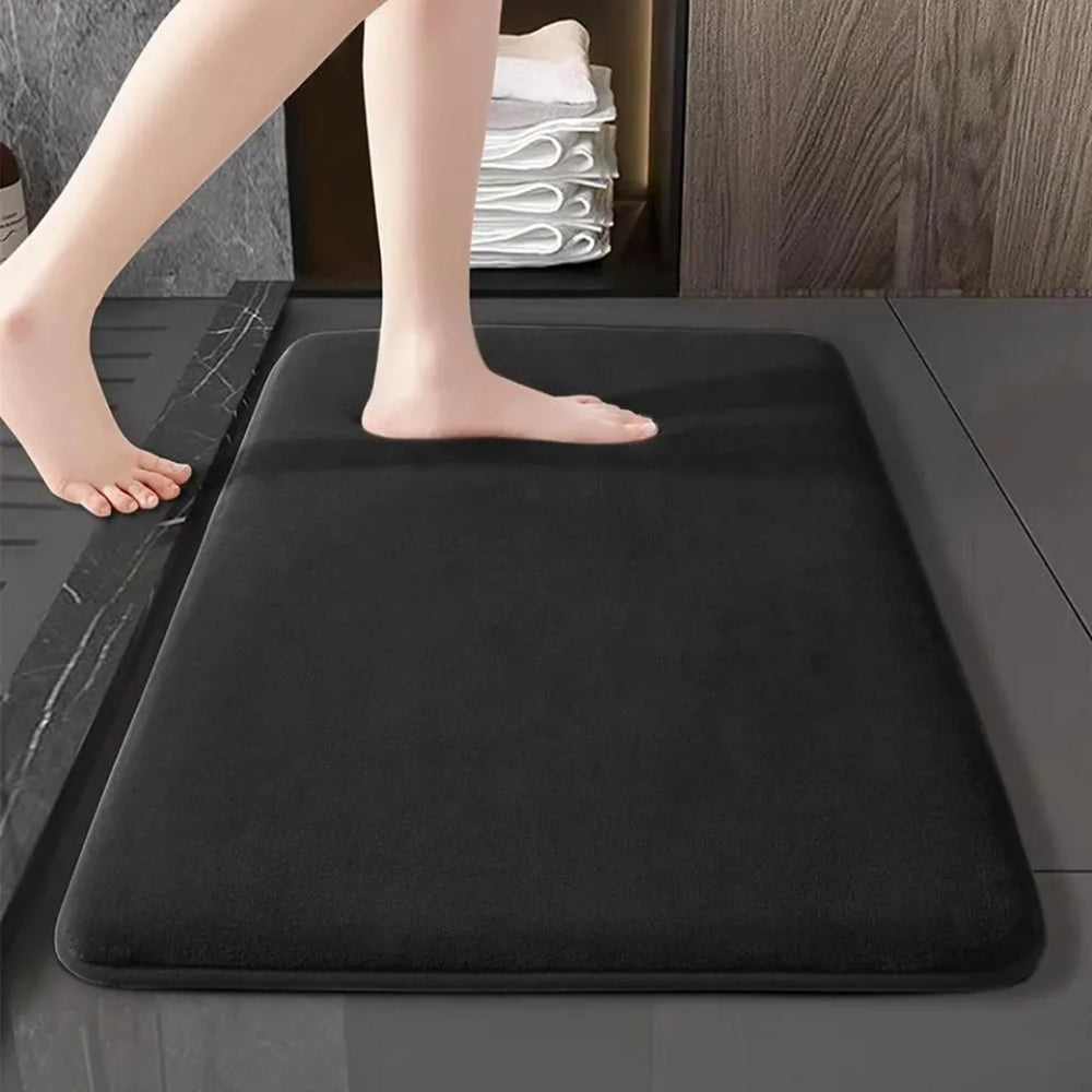 Super Absorbent Memory Foam Floor Mat Non-Slip Bathroom Rug