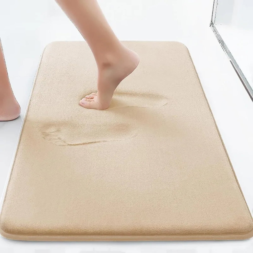 Super Absorbent Memory Foam Floor Mat Non-Slip Bathroom Rug