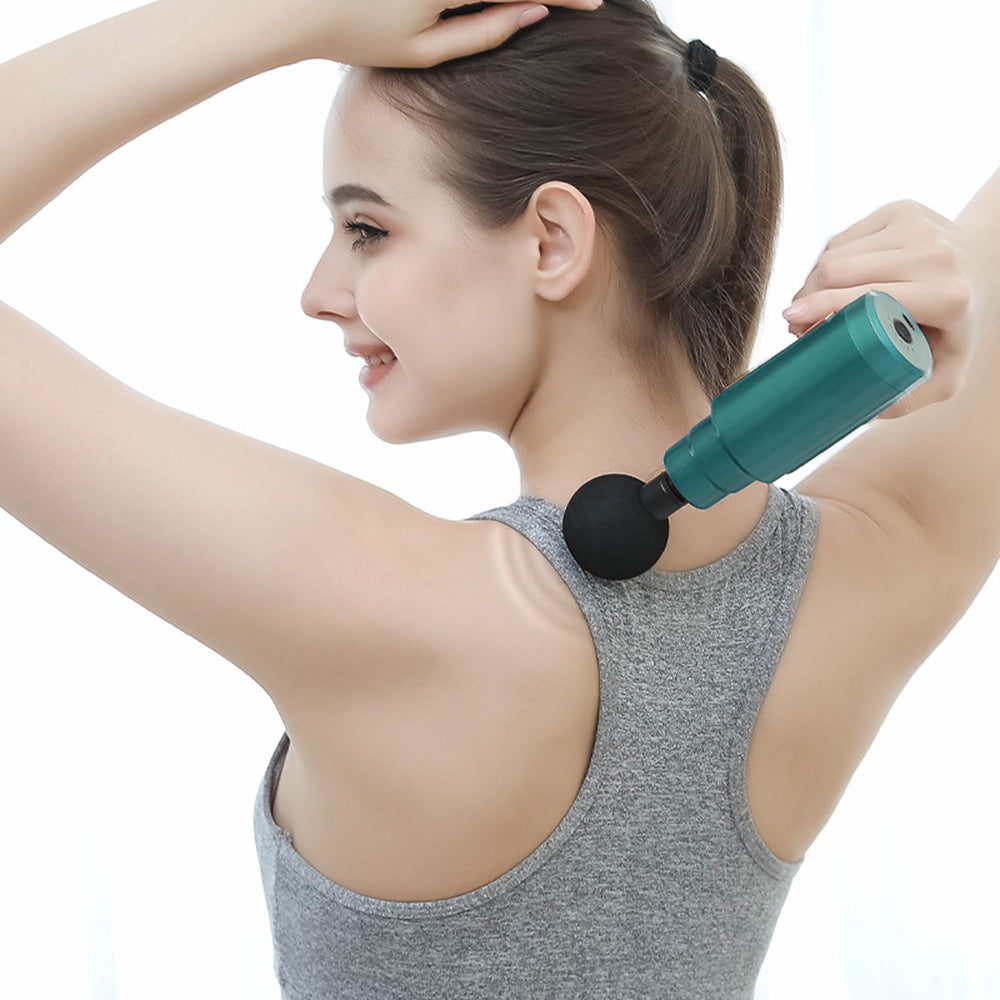 Wireless 6-Speed Deep Tissue Massage Gun - USB Rechargeable