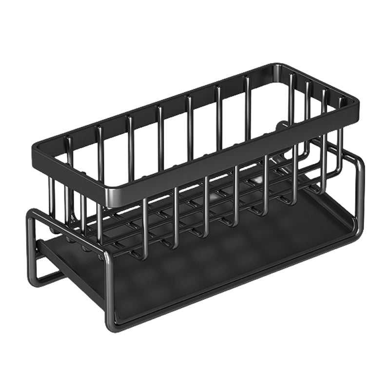 Multi-Functional Stainless Steel Sink Organizer with Drain Rack