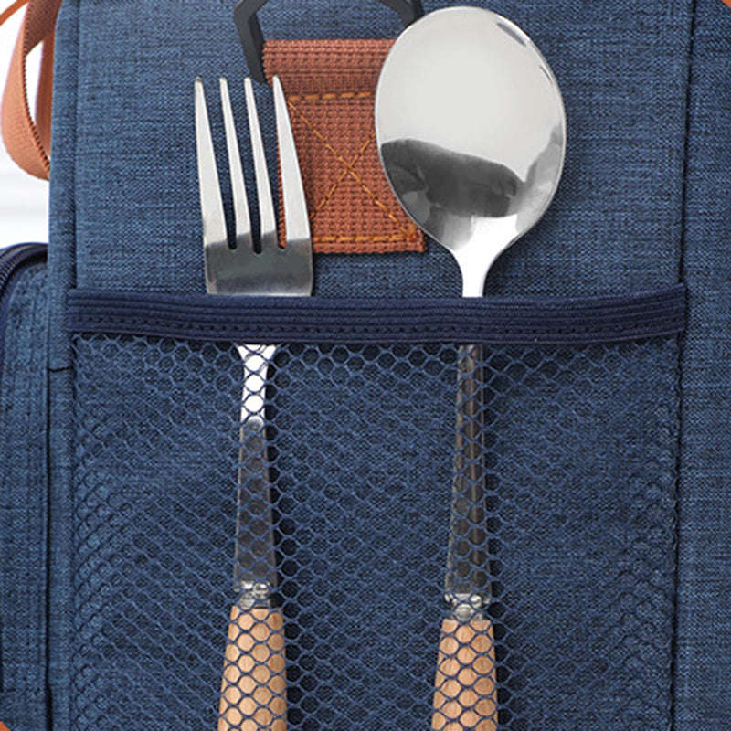 Large Capacity Double Layer Crosbody Lunch Bags