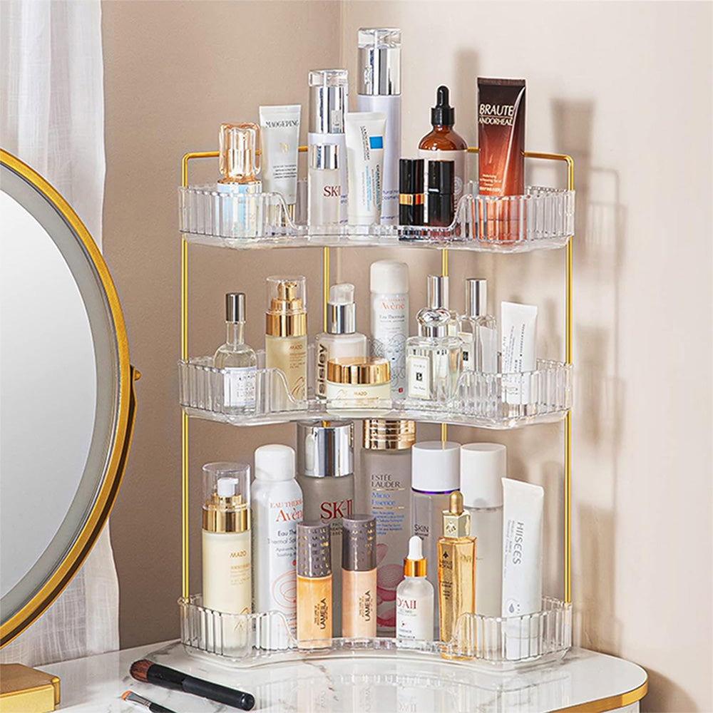 STORFEX 3-Tier Corner Bathroom Counter Organizer