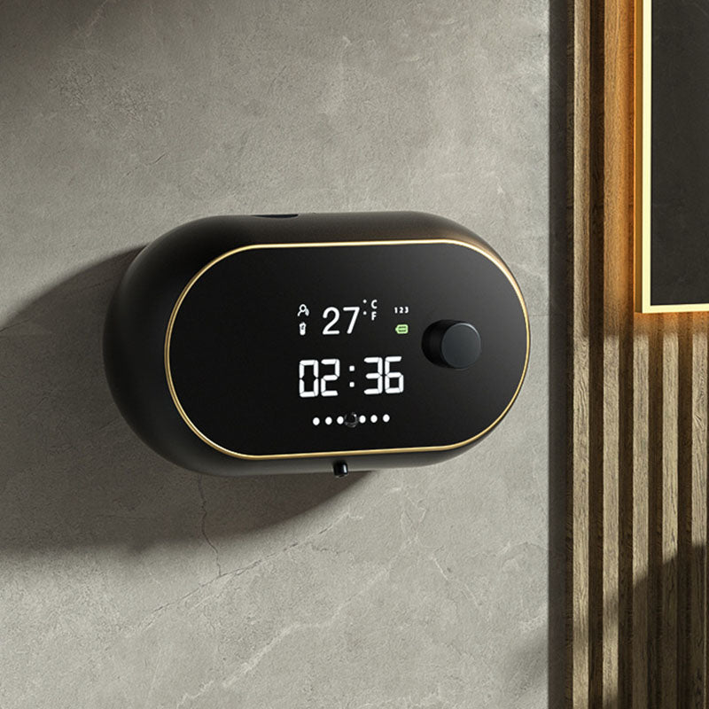 Human Body Induction Smart Liquid Foam Soap Dispenser with Time & Temperature Display