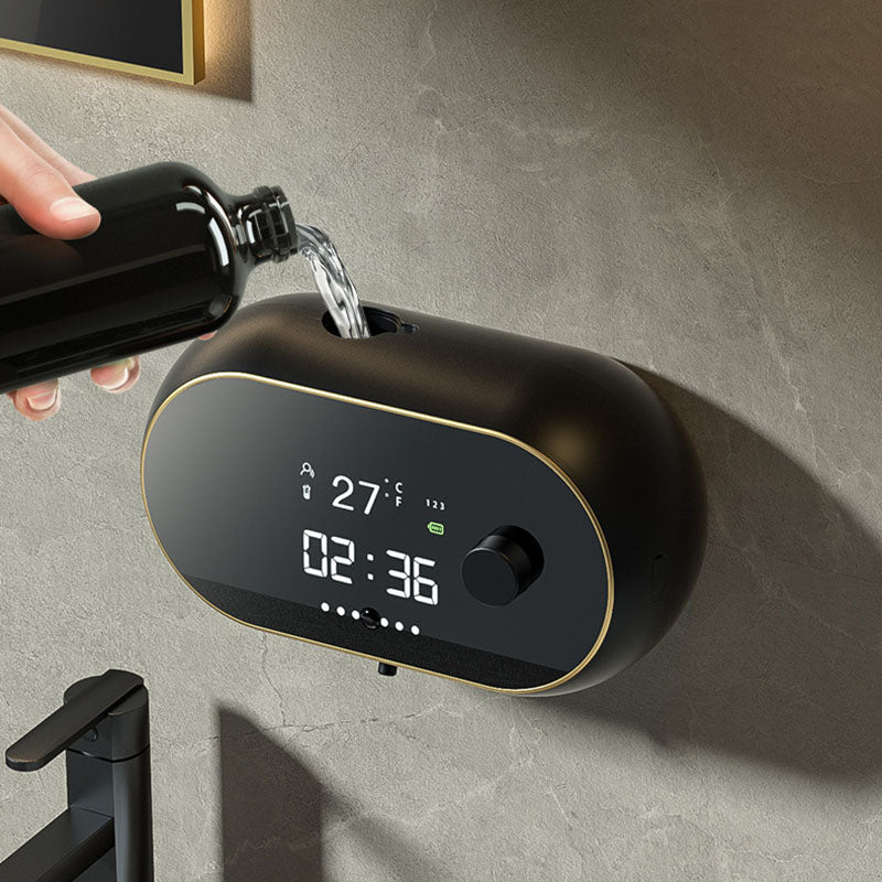 Human Body Induction Smart Liquid Foam Soap Dispenser with Time & Temperature Display