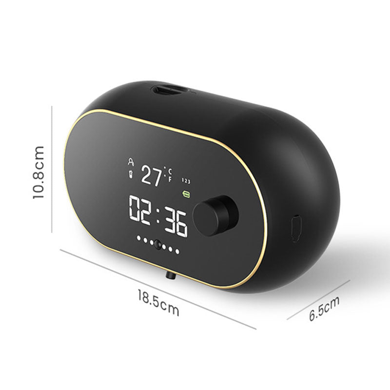 Human Body Induction Smart Liquid Foam Soap Dispenser with Time & Temperature Display
