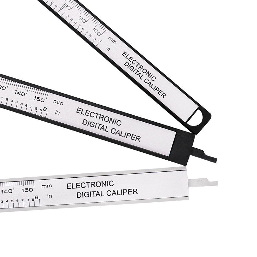150mm/100mm Carbon Fiber Digital Caliper