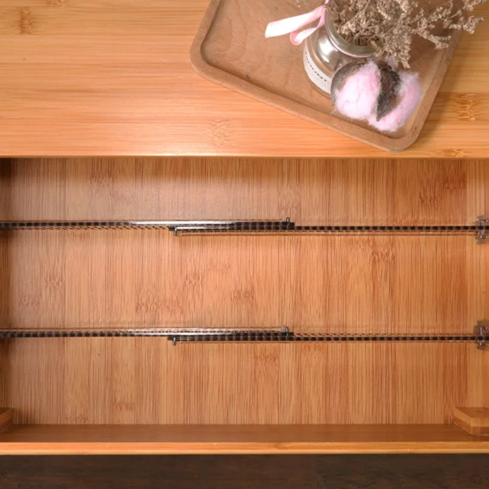 2pcs Adjustable Clapboard Drawer Divider Partition