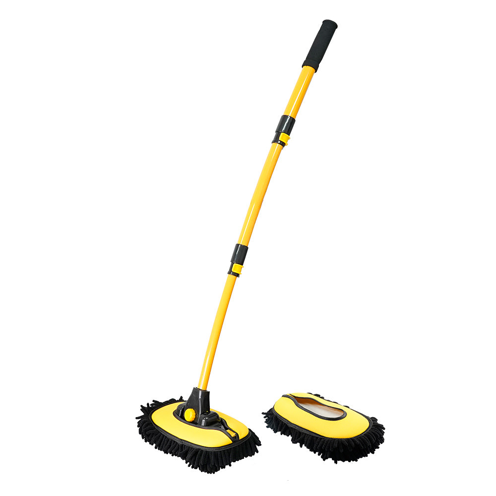 Super Absorbent Telescopic Long Handle Mop Chenille Broom