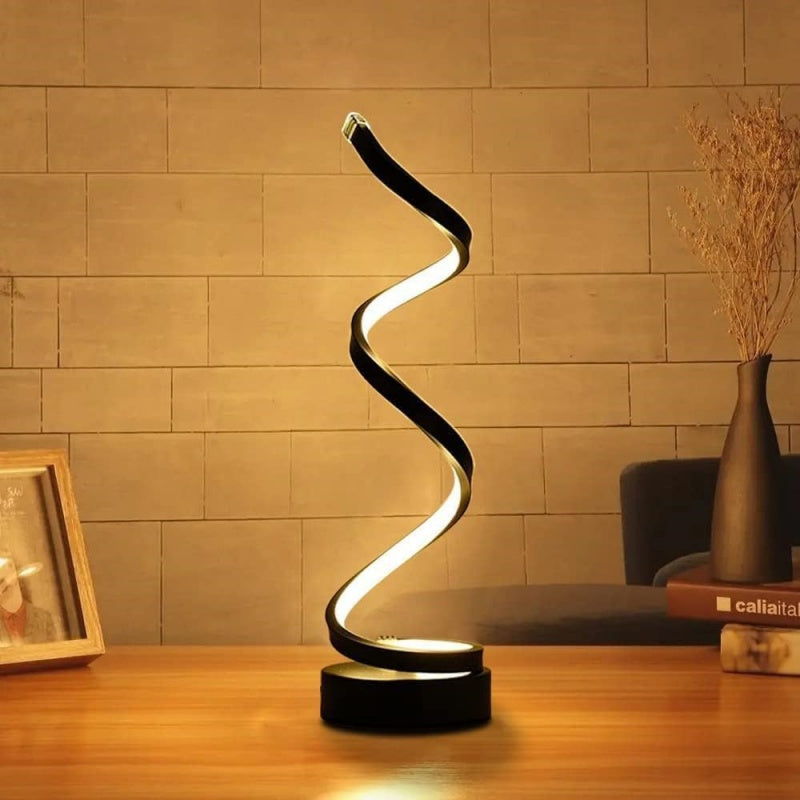 Modern Spiral Dimmable LED Table Lamp