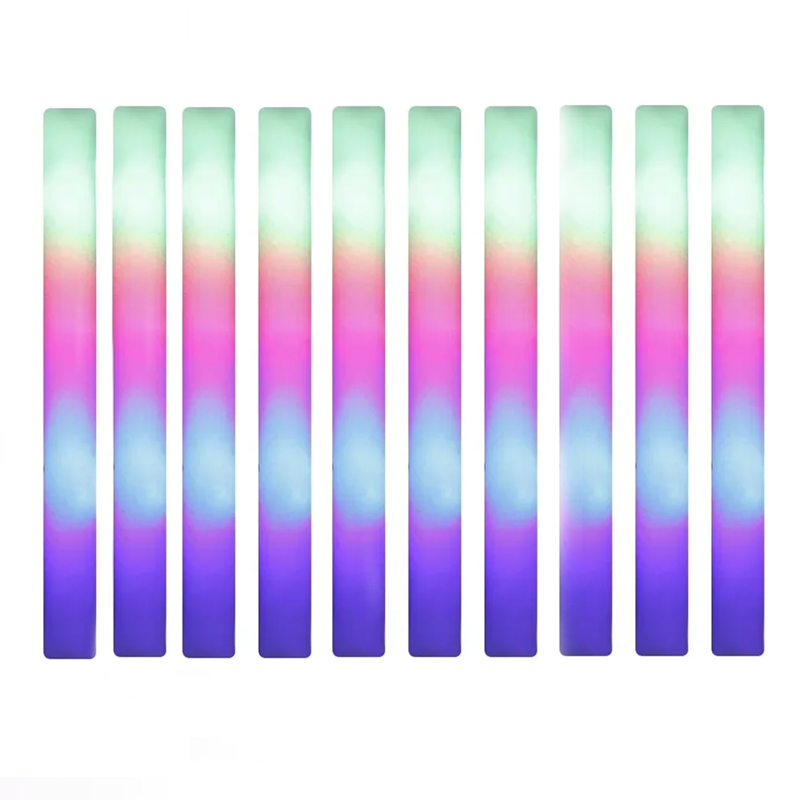 8/10/15/20pcs Colorful LED Glow Foam Sticks