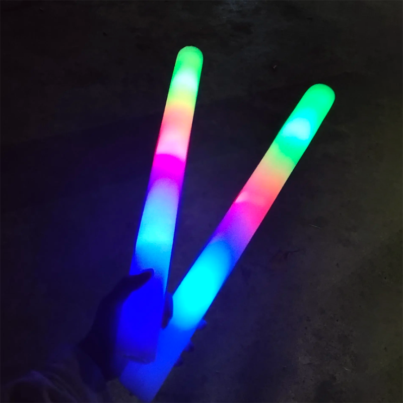 8/10/15/20pcs Colorful LED Glow Foam Sticks