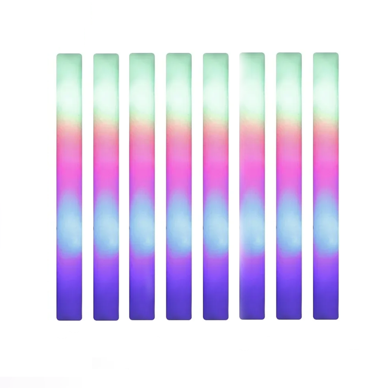 8/10/15/20pcs Colorful LED Glow Foam Sticks