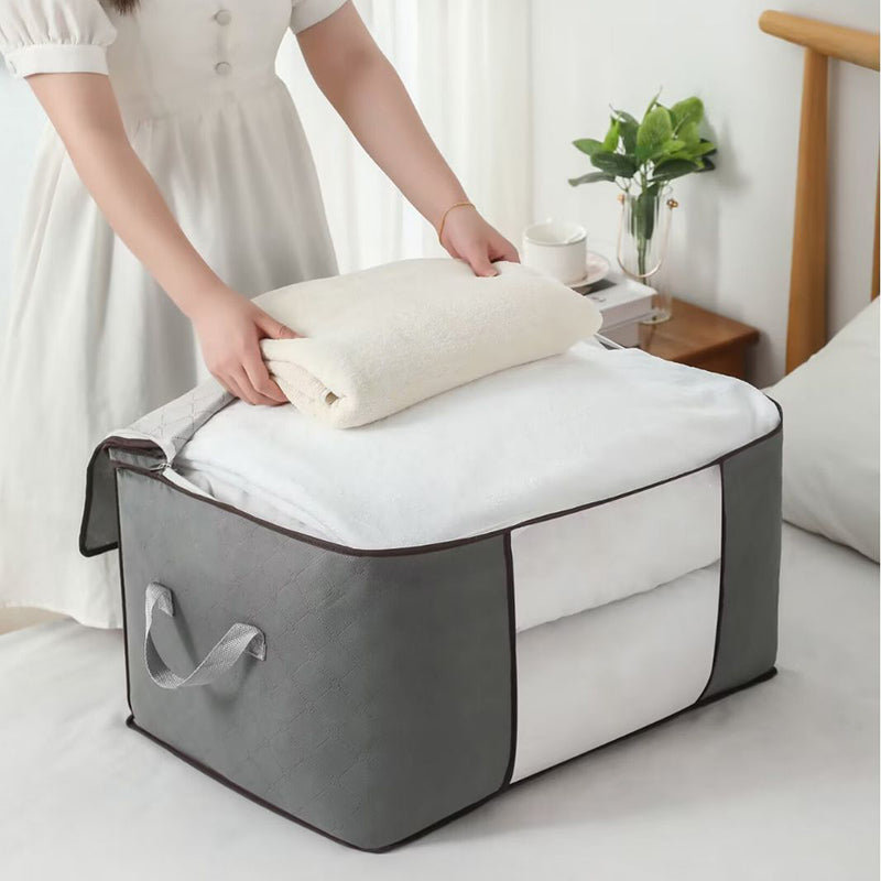 6-Piece Foldable Fabric Clothes Storage Container Bags