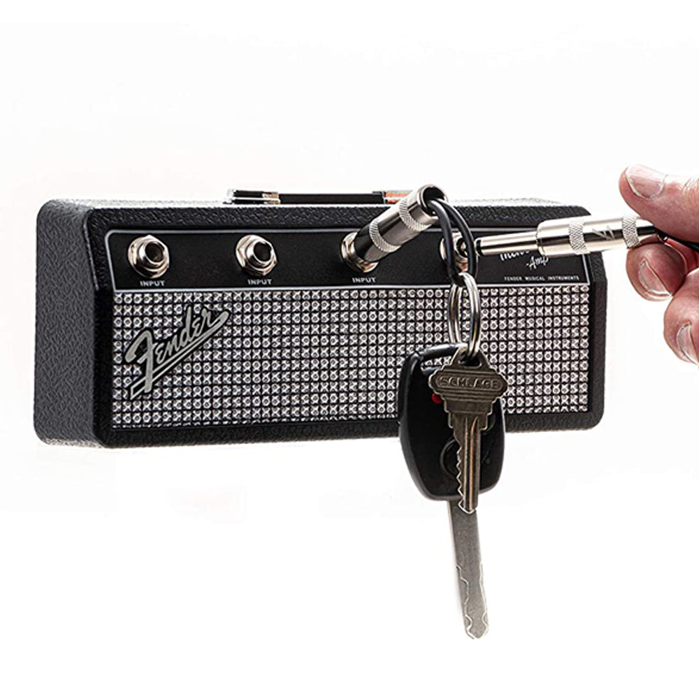 Blues Music Storage Jack Rack Vintage Amplifier Wall Keychain