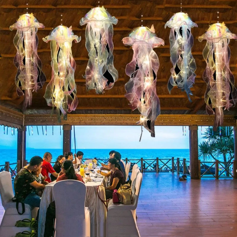 Colorful Gradient Jellyfish LED Light