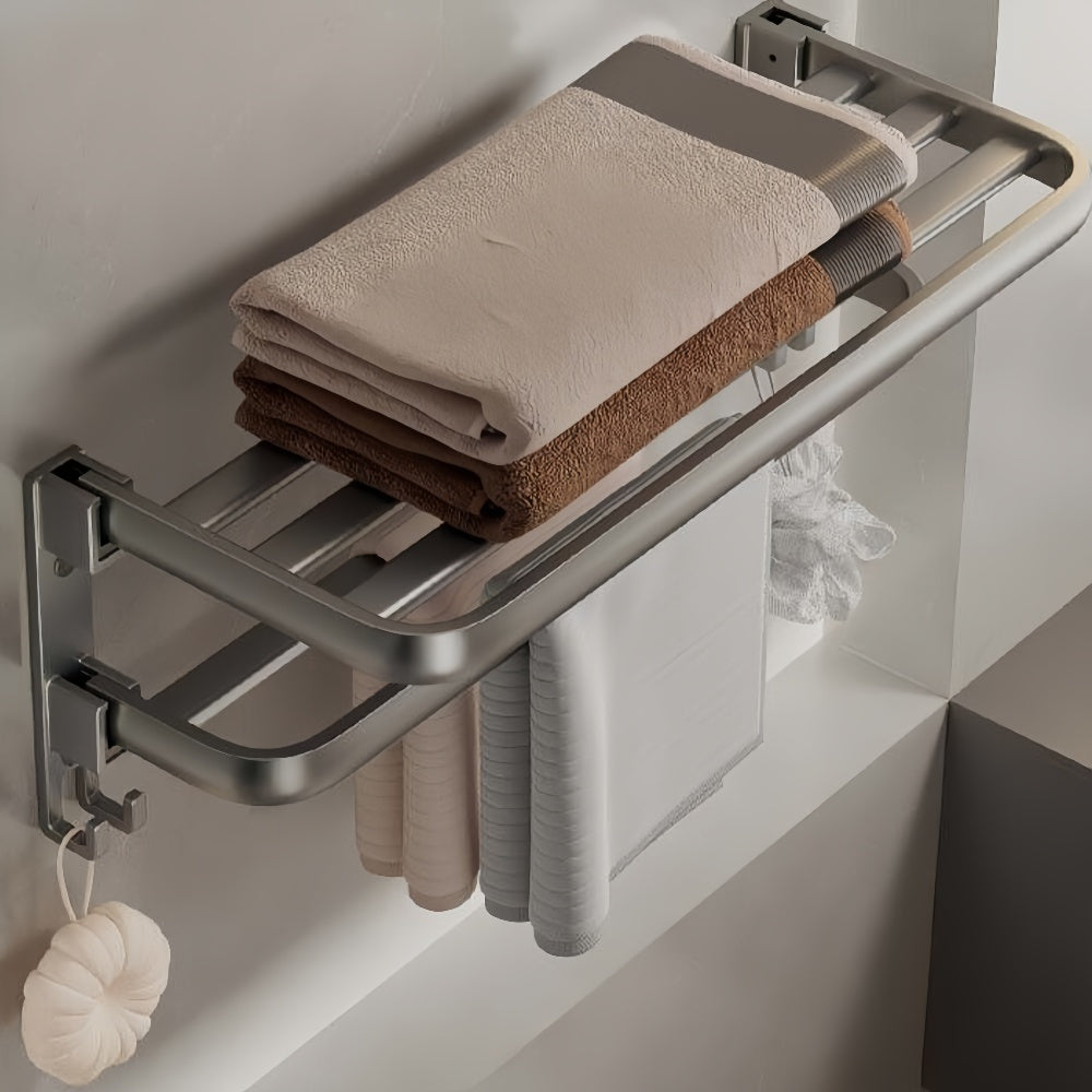 60cm Foldable Wall Mounted Towel Rack