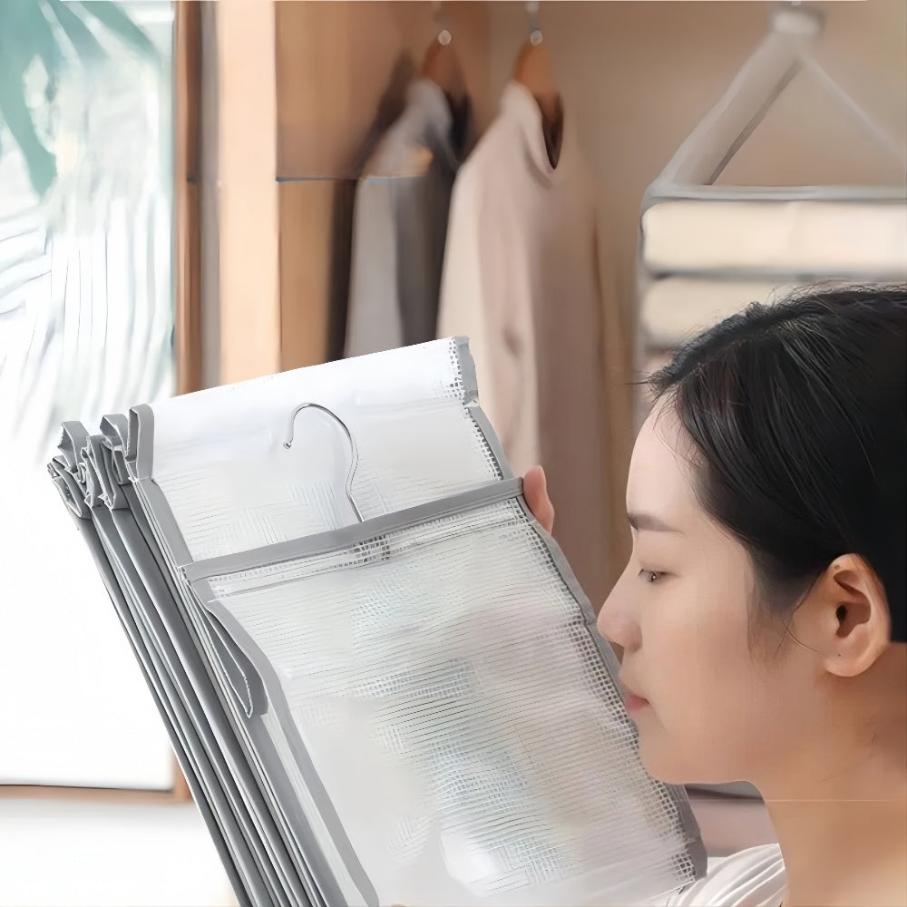 Wardrobe Hanging Storage Bag Cabinet Organizer