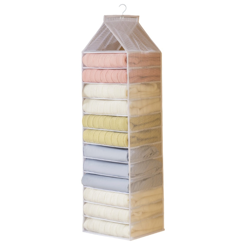 Wardrobe Hanging Storage Bag Cabinet Organizer