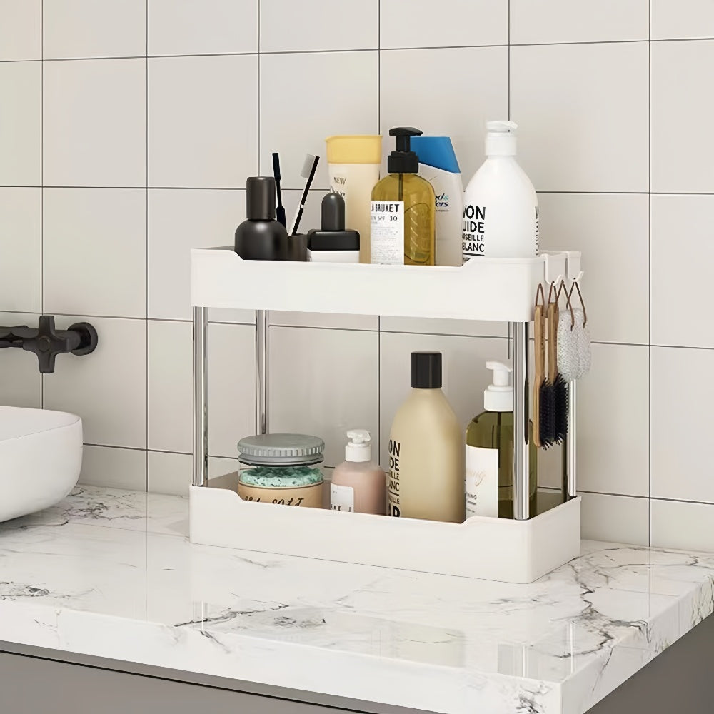 Multi-purpose Portable Bathroom Storage Rack on Wheels