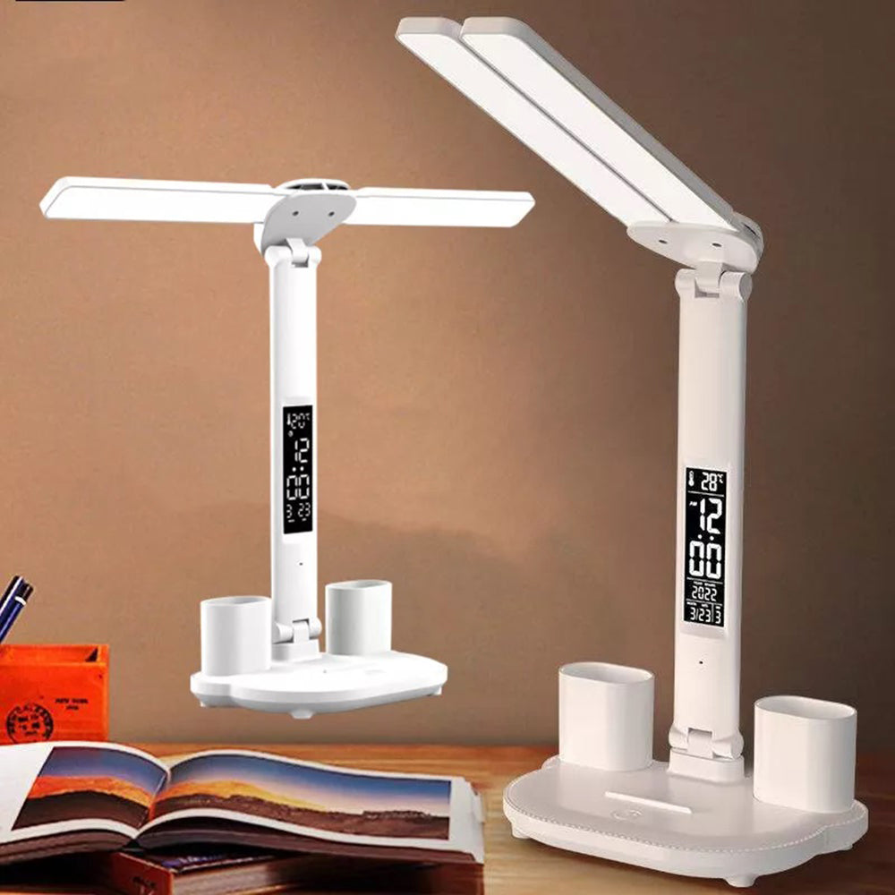 2 Heads 180 Rotate Foldable Eye Protection Desktop Reading Night Lights