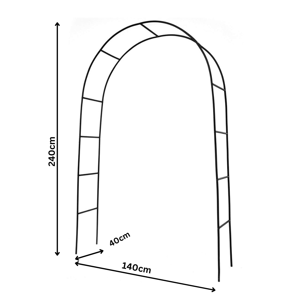 Wedding Garden Arch Arbor Trellis Archway for Climbing Plants Rack