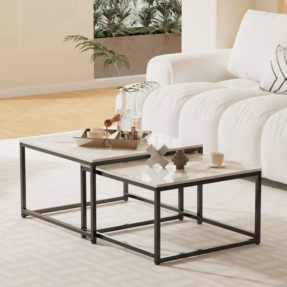 Modern Nesting Coffee Table Set