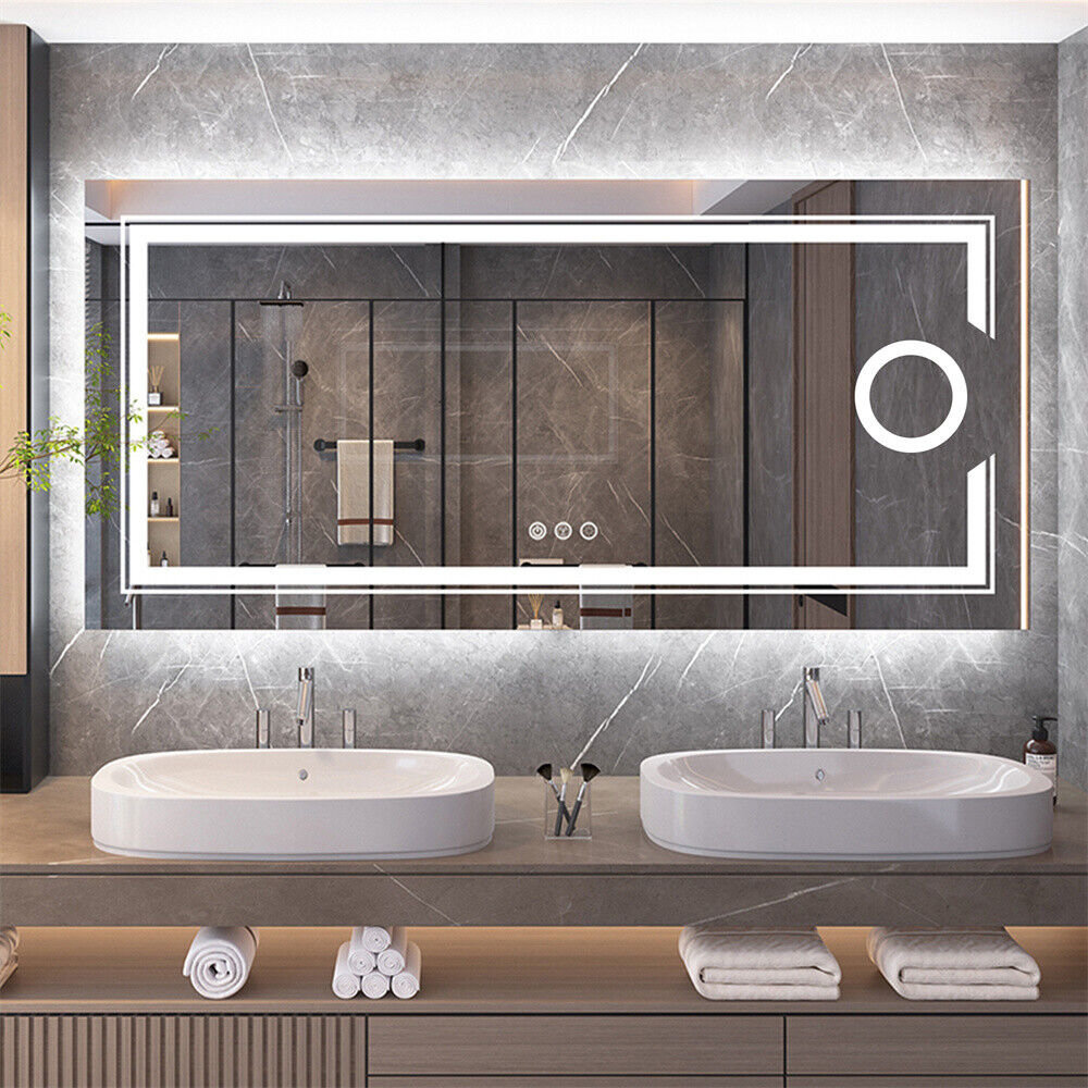 Stylish LED Wall Mounted Magnifying Mirror