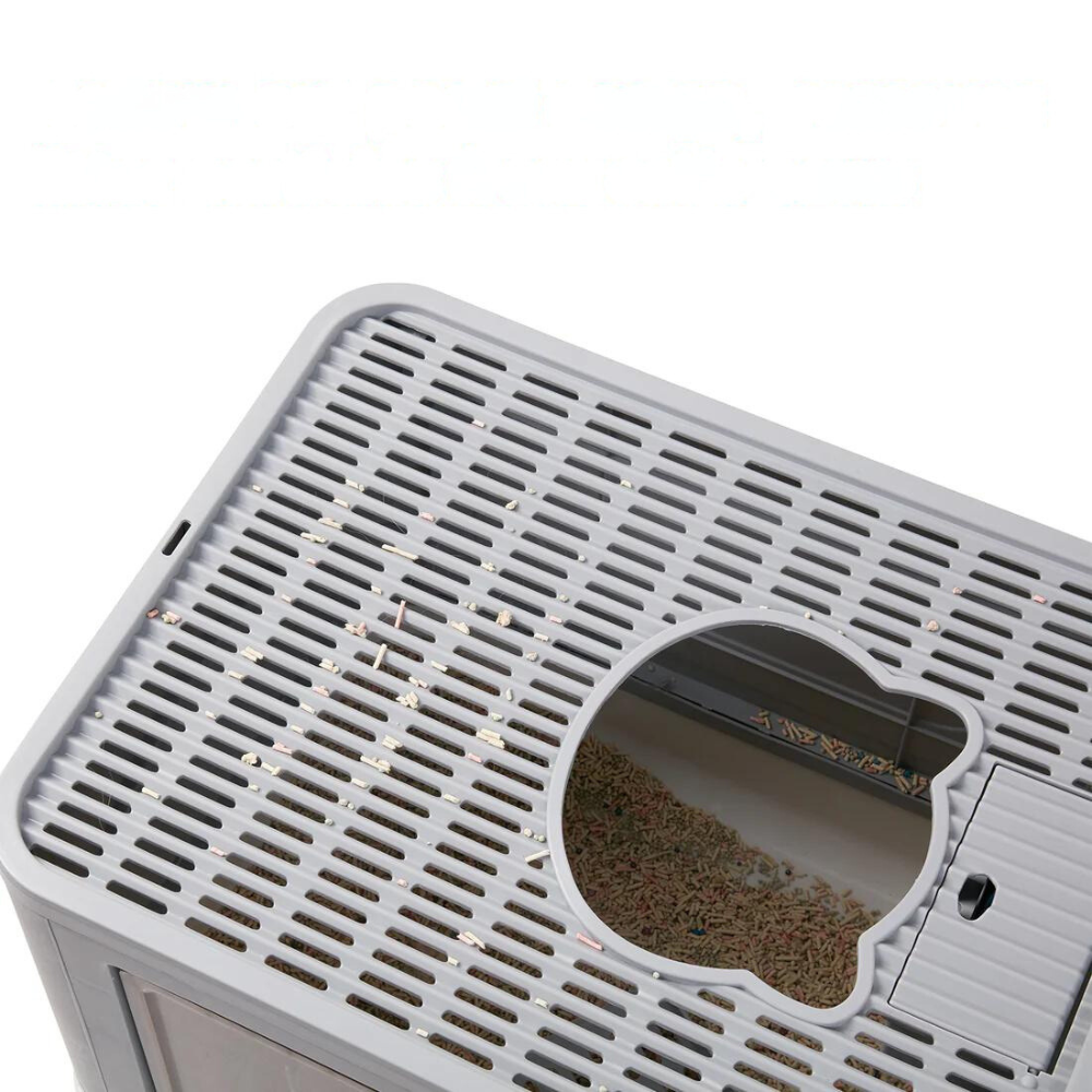 Stylish Cat Litter Box Enclosure with Portable Scoop Drawer