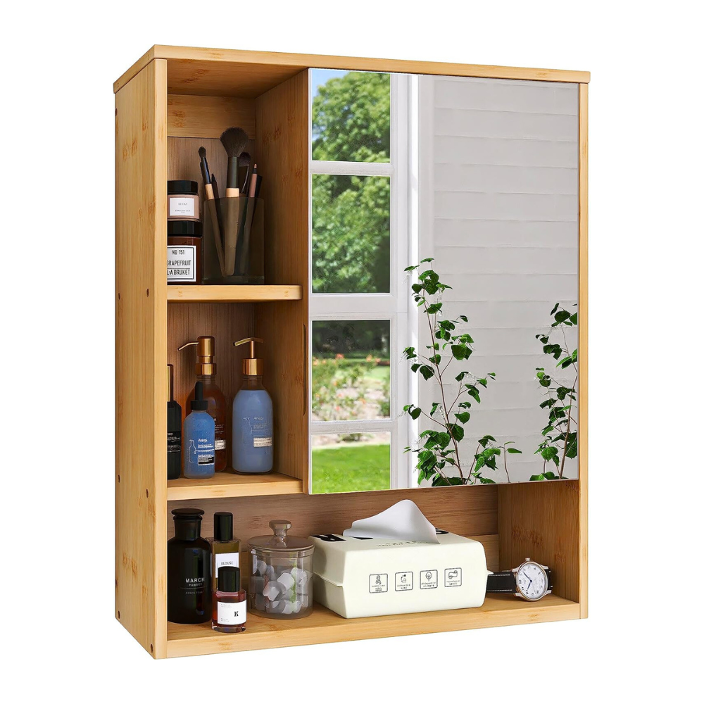 Wall Mounted Bathroom Medicine Cabinet with Storage