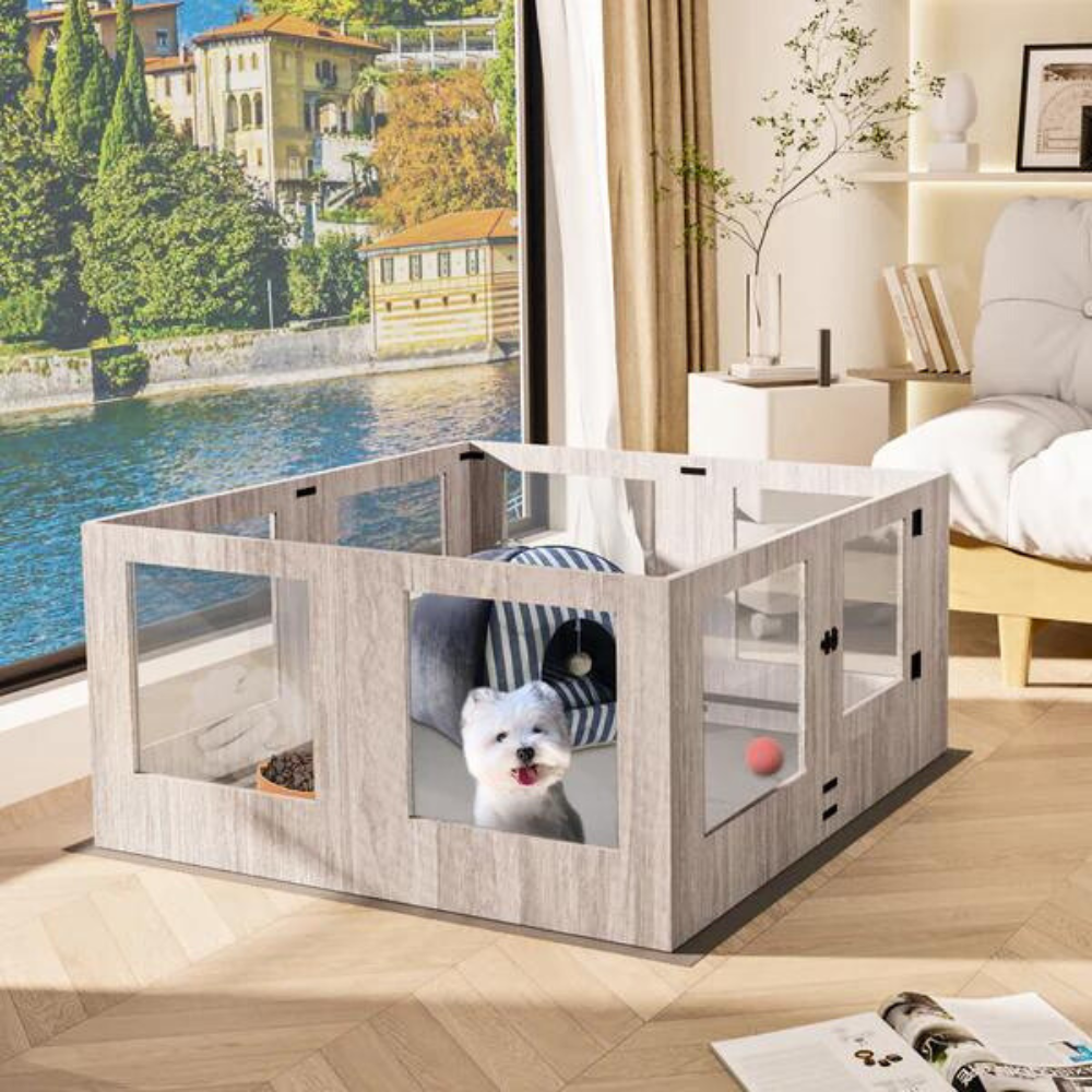 Premium Pet Whelping Box with Waterproof Fertility Pad