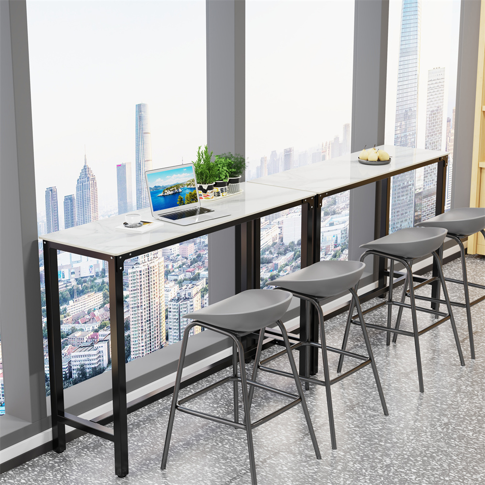 Modern Black/White Bar Table