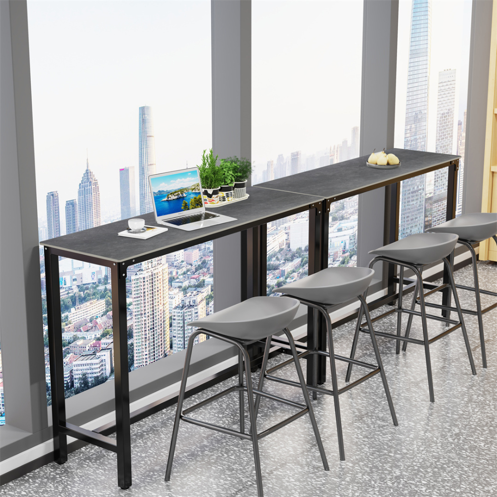 Modern Black/White Bar Table
