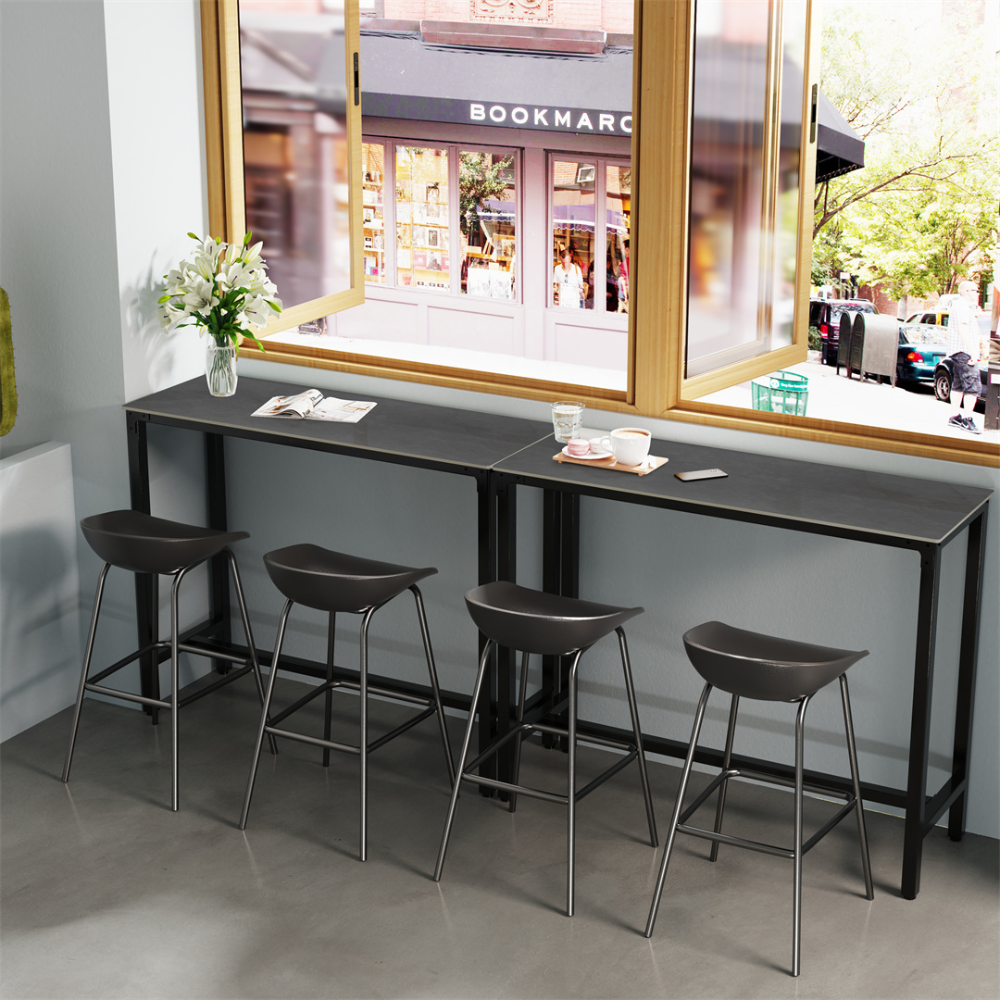Modern Black/White Bar Table