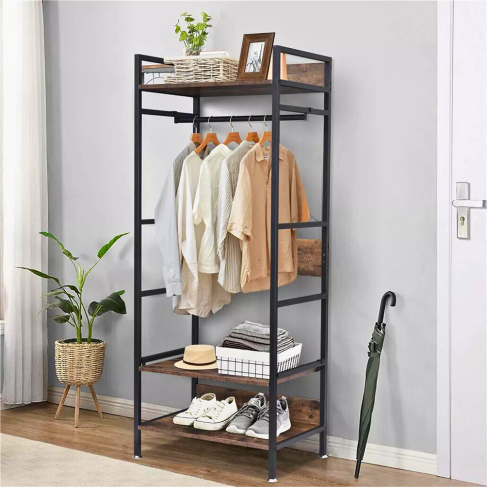 Hanging Garment Storage Coat Rack Clothes Stand