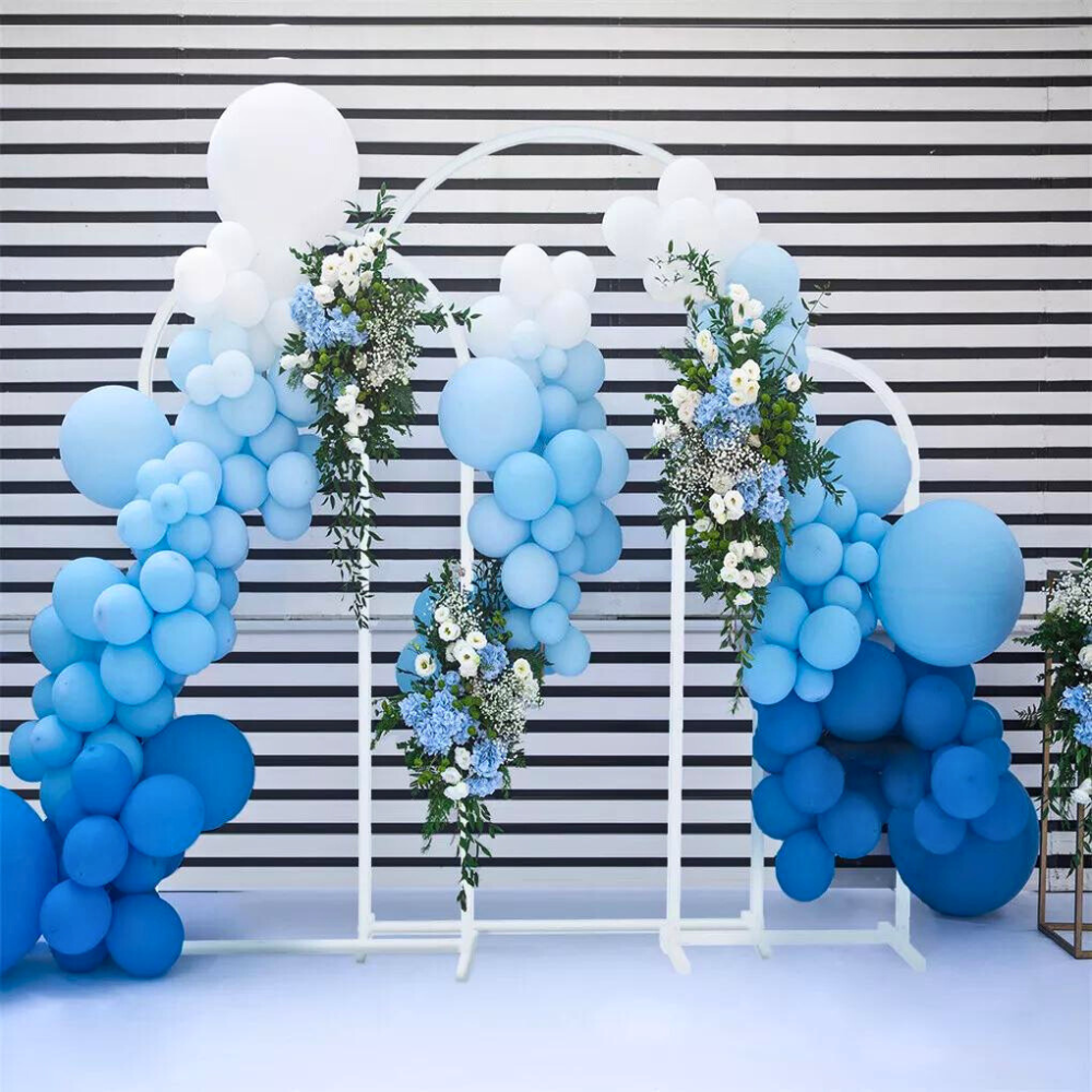 Set of 3 Wedding Metal Backdrop Arch Balloon Frame
