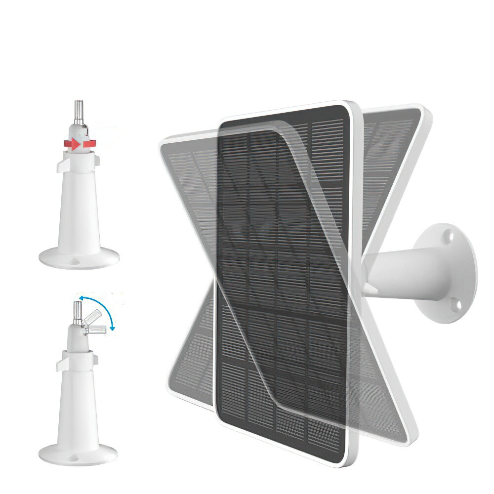 Weatherproof 4W Solar Panel for Arlo Pro 4/ Pro 3/Ultra/Ultra 2/Pro 3 Floodlight Camera