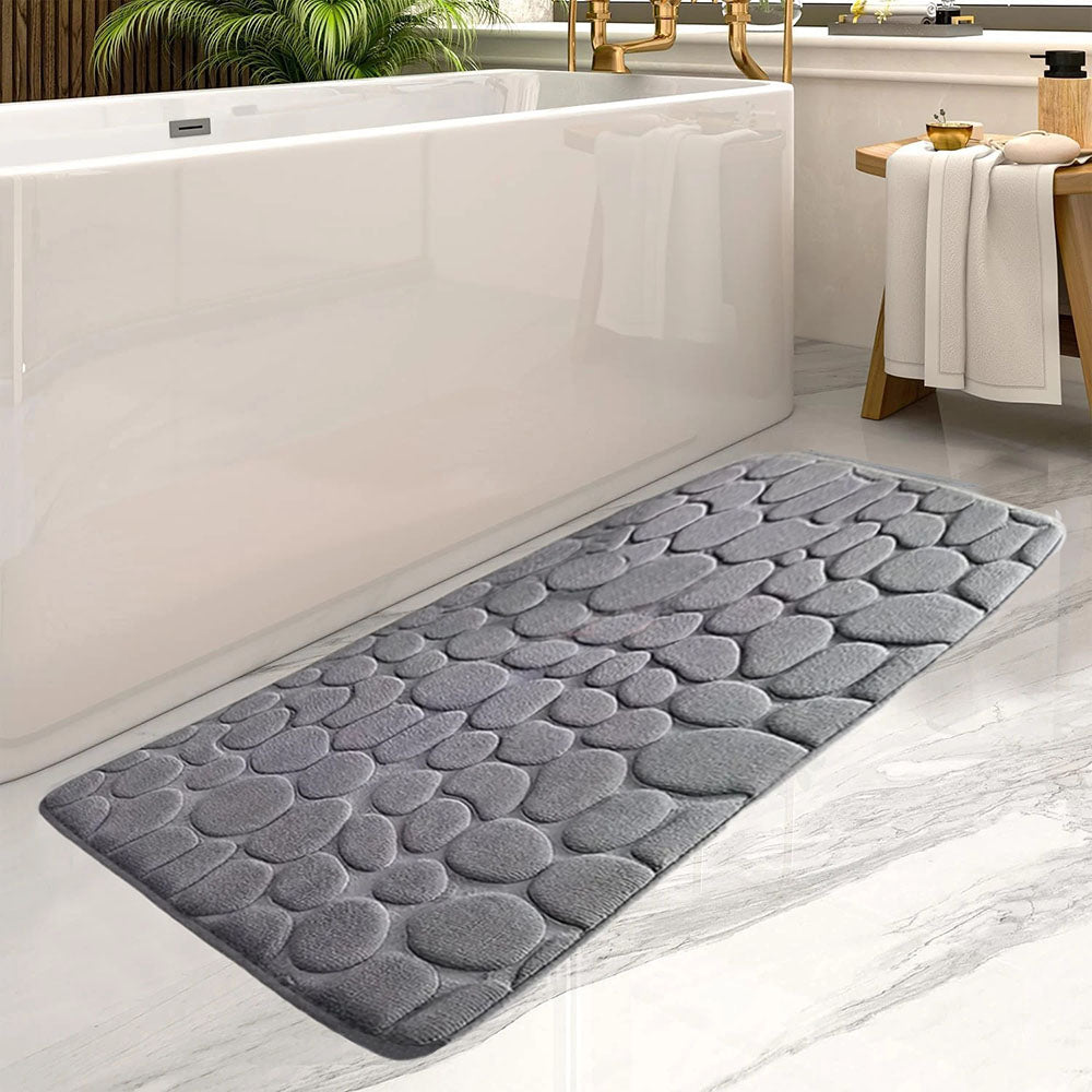 Non-slip Absorbent Bathroom Rug Long Strip Bathtub Floor Mat