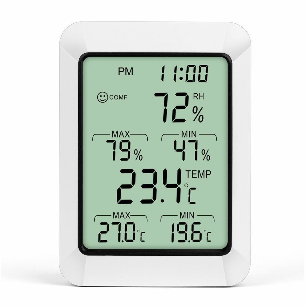 2024 Digital LCD Humidity Meter Indoor Hygrometer Thermometer Temperature NEW
