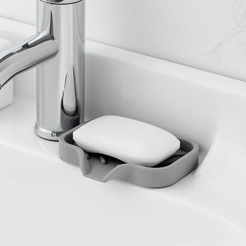 Silicone Drain Soap Box Anti-slip Sink Tray