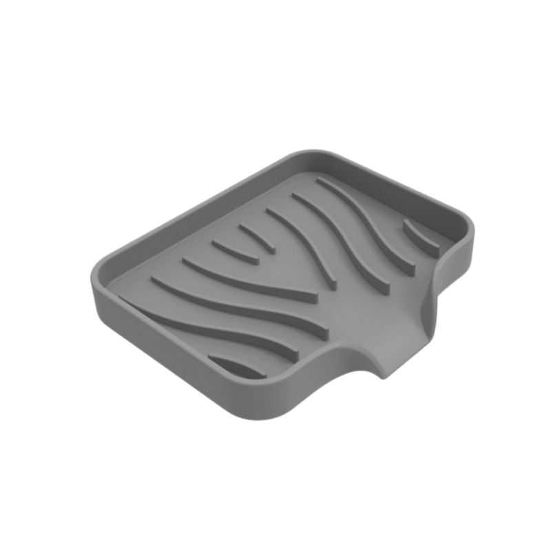 Silicone Drain Soap Box Anti-slip Sink Tray