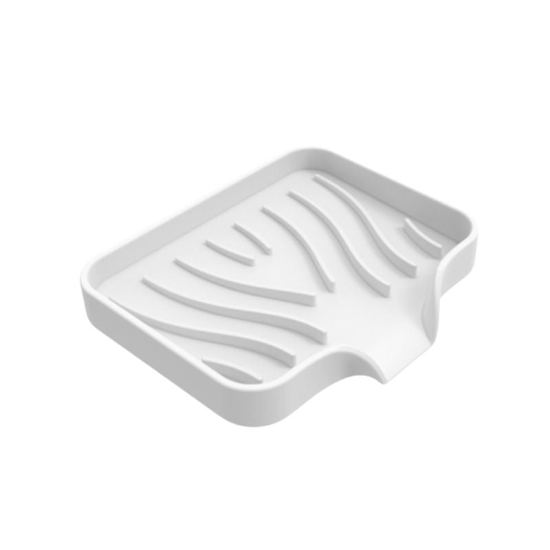 Silicone Drain Soap Box Anti-slip Sink Tray
